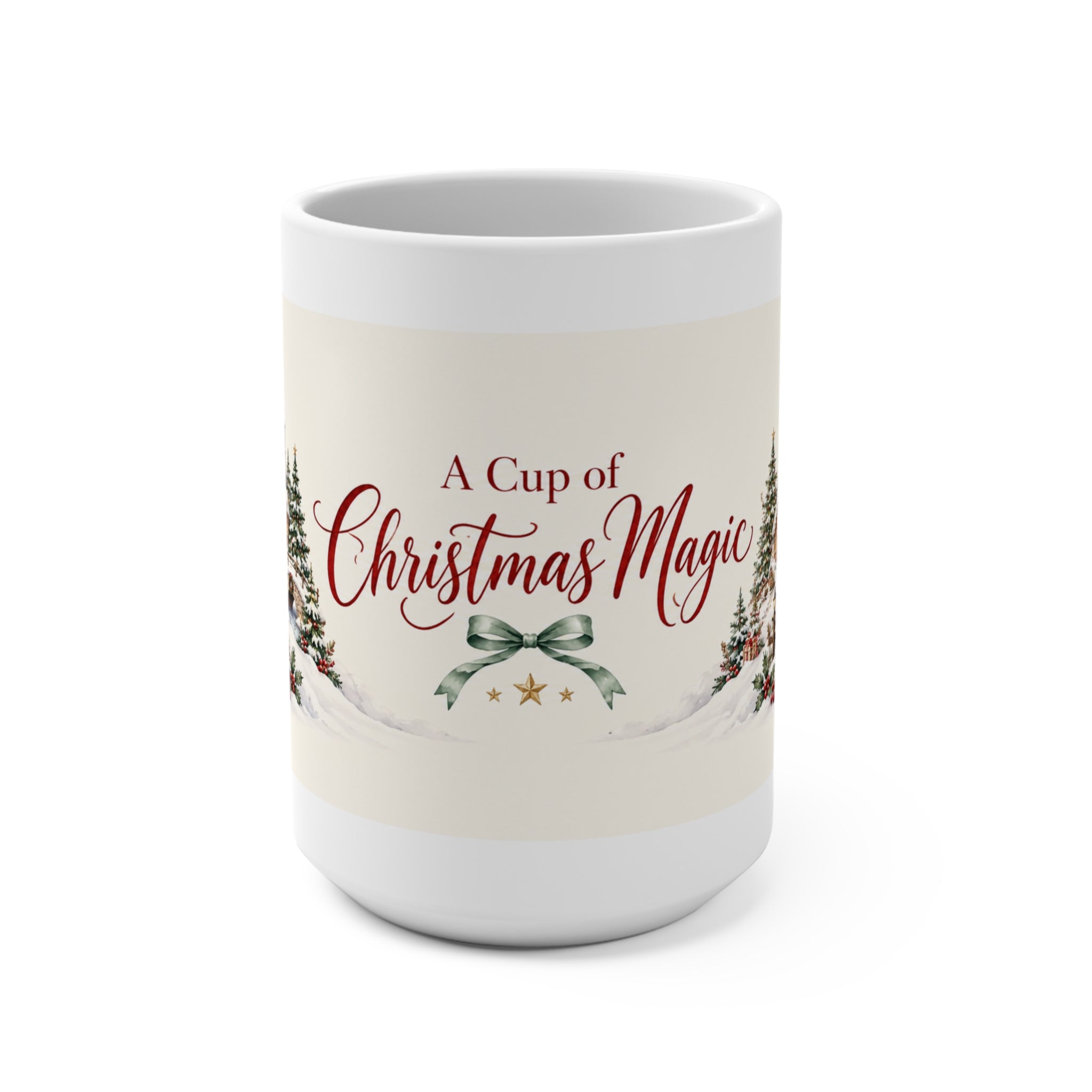 Christmas Magic 15oz Mug — 'A Cup of Christmas Magic' Holiday Cocoa Mug