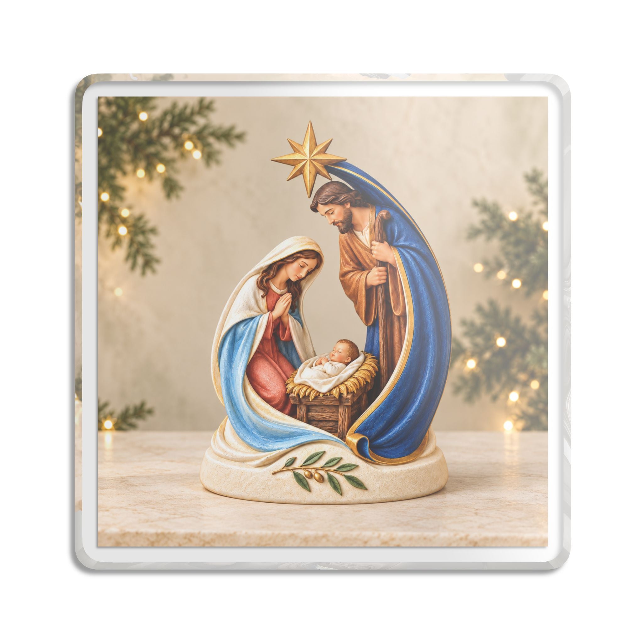 Nativity Holy Family Statue — Custom Cut Religious Figurine